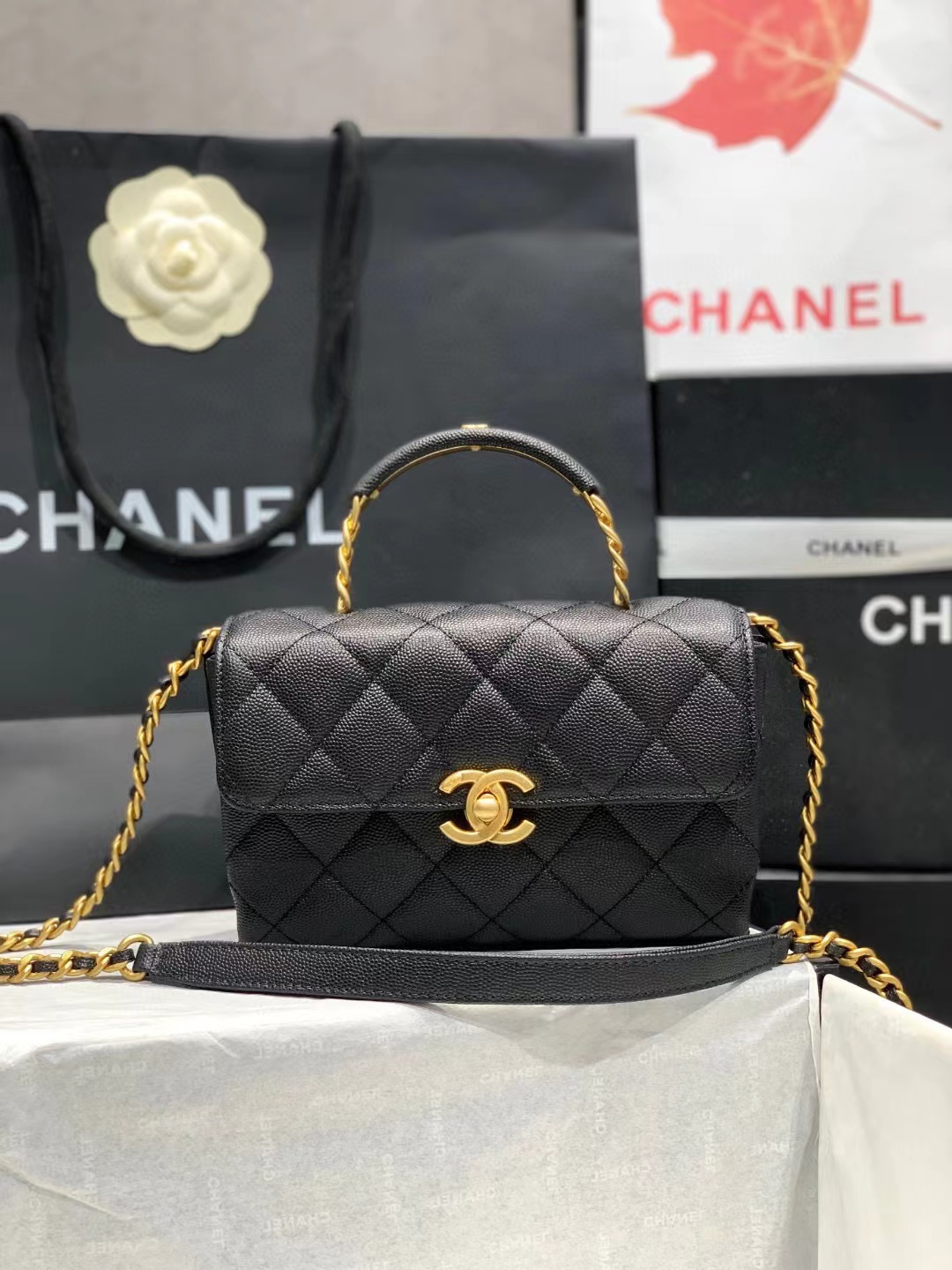 Chanel bag size 19*13*7.5cm CB505