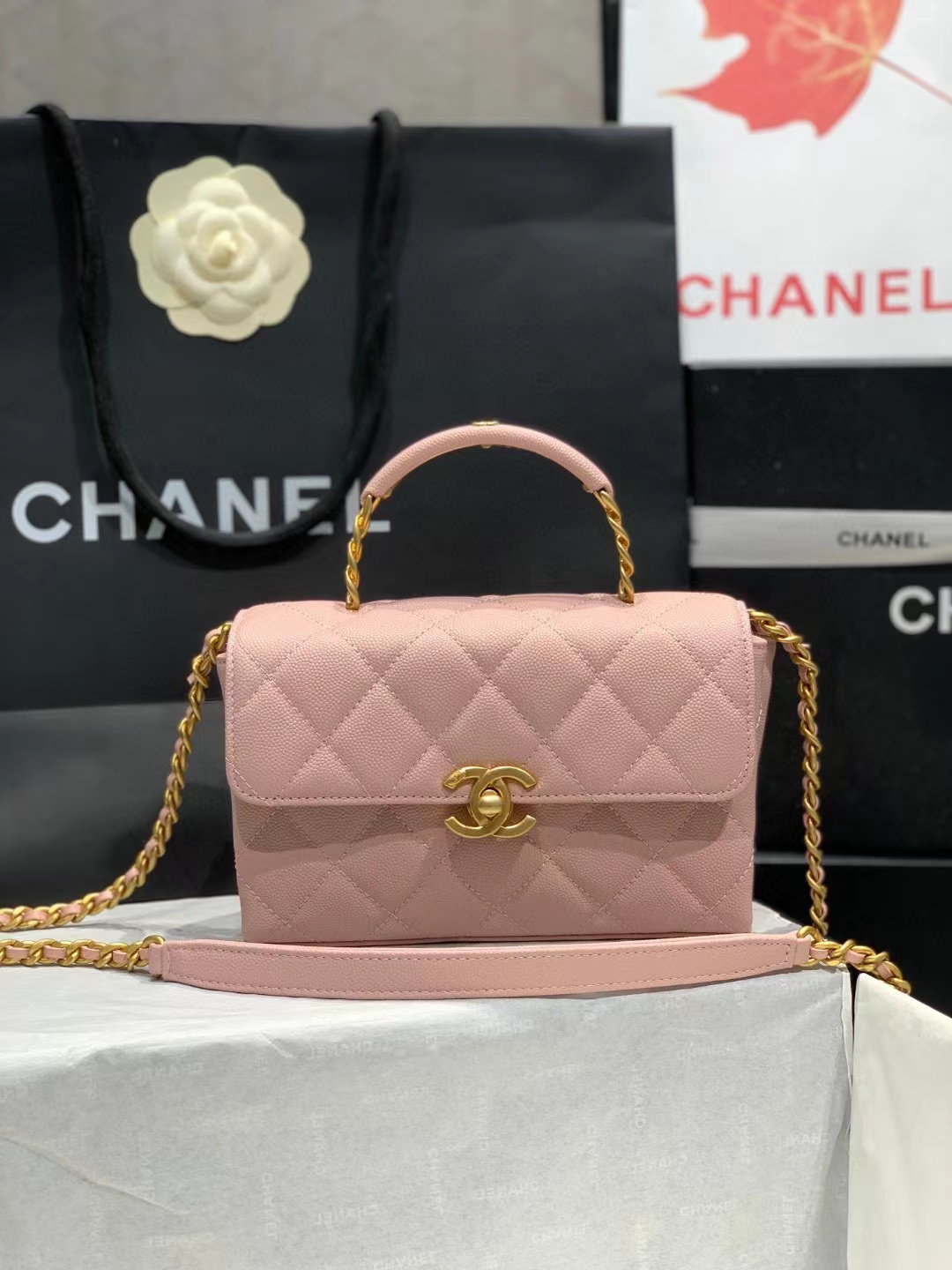 Chanel bag size 19*13*7.5cm CB506