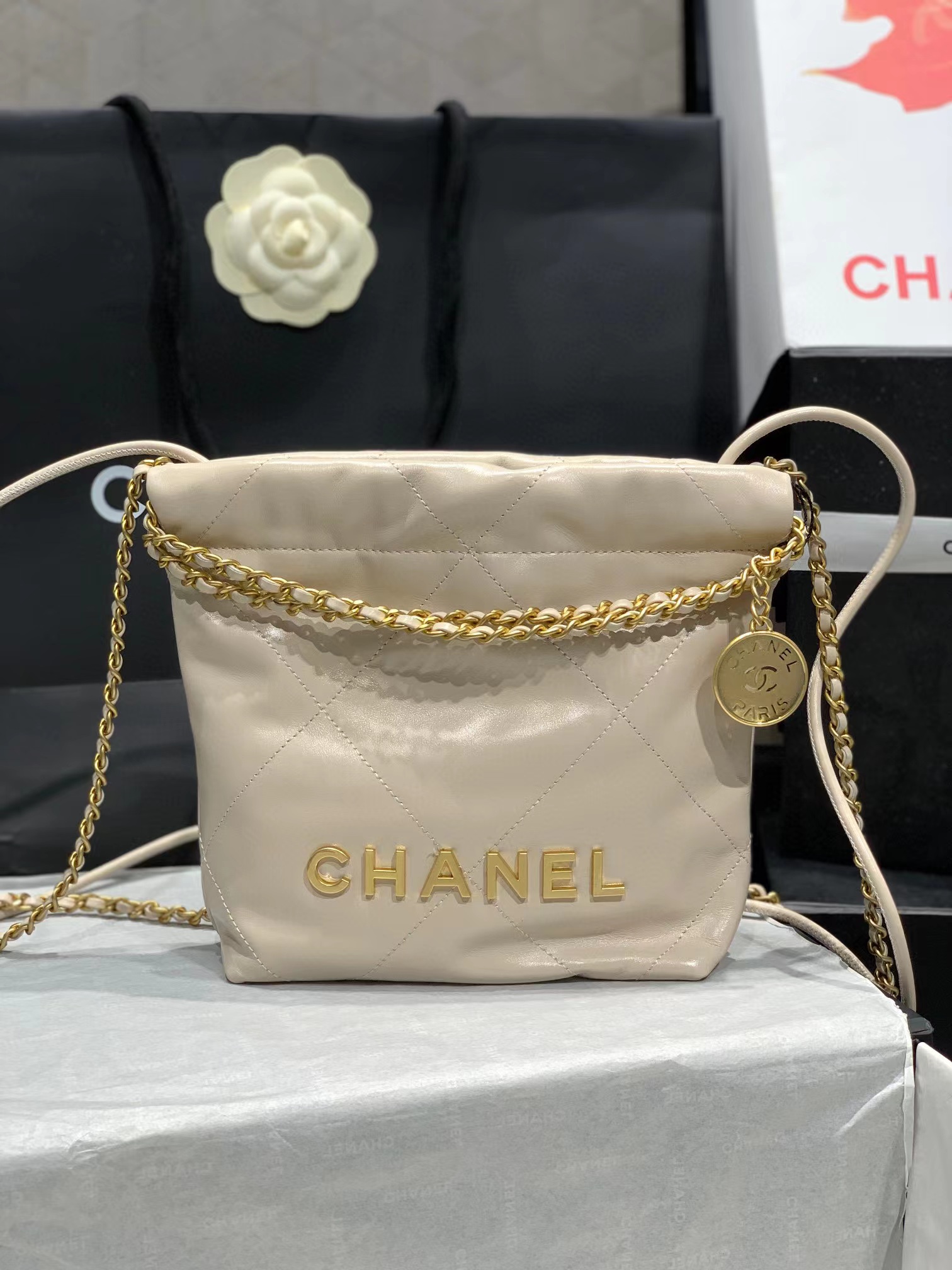 Chanel bag size 19*20*6cm CB513